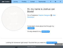 Tablet Screenshot of jboxcreative.com